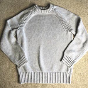 H&M Light Blue Ribbed Sweater